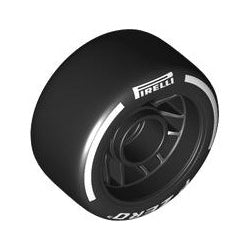 105162pb04タイヤ長径24ミリ幅13.4ミリ(PIRELLIとPZERO)とブラックホイールセット