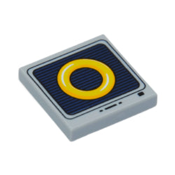 11203pb102逆タイル2×2(ソニックのリング)ライトブルーイッシュグレイ