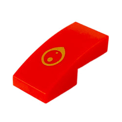 11477pb105曲面スロープ2×1(丑の眼)レッド