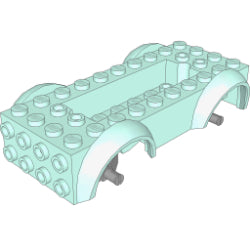 11650c02-323ベース5×10×2-1/2(マッドガード付き)ライトアクア