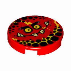 14769pb089タイル2×2丸(グロブリンver.2)レッド