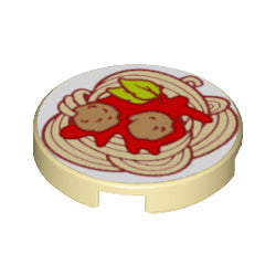 14769pb274タイル2×2丸(パスタ)タン