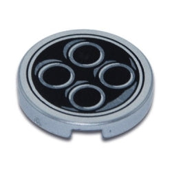 14769pb594タイル2×2丸(パガーニ・ユートピア)メタリックシルバー