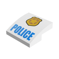 15068pb046a曲面スロープ2×2(POLICE)ホワイト