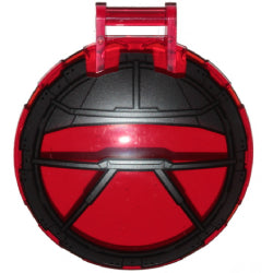 18675pb19取っ手付きディッシュ6×6(シスのタイ・ファイター#75272)トランスレッド