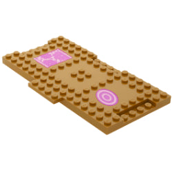 18922pb01ブロック8×16×2/3プレート1×4有(フロアマット柄)ミディアムダークフレッシュ