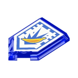 22385pb024特殊タイル2×3五角形(バナナボム)トランスダークブルー