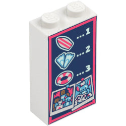 22886pb40ブロック1×2×3(サーフボードと水かきとライフプリザーバーとスティッチ)ホワイト