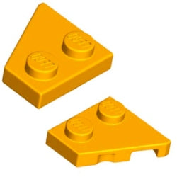 24299-24307-191ウェッジプレート2×2右/2×2左(ペア)ブライトライトオレンジ