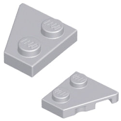 24299-24307-194ウェッジプレート2×2右/2×2左(ペア)ライトブルーイッシュグレイ