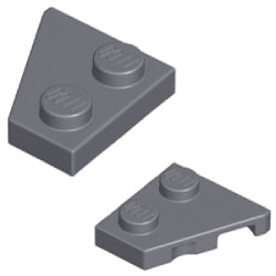 24299-24307-199ウェッジプレート2×2右/2×2左(ペア)ダークブルーイッシュグレイ