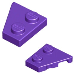24299-24307-268ウェッジプレート2×2右/2×2左(ペア)ダークパープル