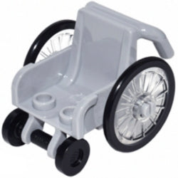 24312c01-194車いすライトブルーイッシュグレイ