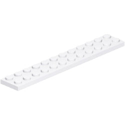 2445-001プレート2×12ホワイト