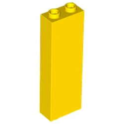 2454-024ブロック1×2×5イエロー
