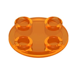 2654-182プレート2×2丸底トランスオレンジ