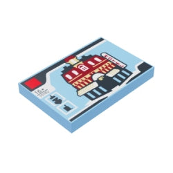 26603pb001タイル2×3(10182カフェコーナー)ブライトライトブルー