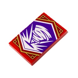 26603pb227タイル2×3(竜巻)レッド