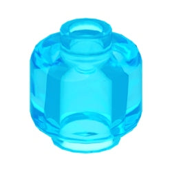 3626c-042ミニフィグヘッドトランスライトブルー