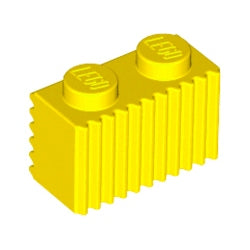 2877-024ブロック1×2グリルイエロー