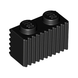 2877-026ブロック1×2グリルブラック