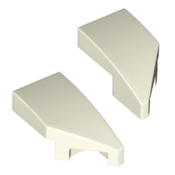 29119-29120-050曲面スロープ2×1ノッチ蛍光ホワイト