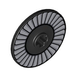 2958pb081テクニックディスク3×3ブラック(ジェットエンジンタービン)