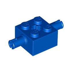 30000-023ブロック2×2側面ペグ2個付きブルー