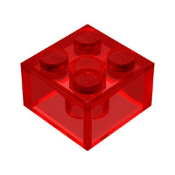 3003-041ブロック2×2トランスレッド