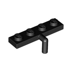 30043-026プレート1×4下方向垂直アーム付ブラック