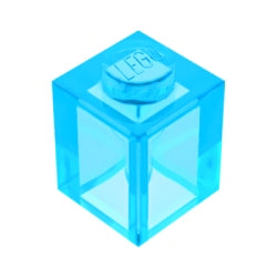 3005-042ブロック1×1トランスライトブルー