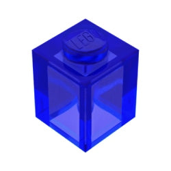 3005-043ブロック1×1トランスダークブルー