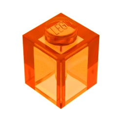 3005-182ブロック1×1トランスオレンジ