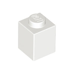 3005-001ブロック1×1ホワイト