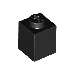 3005-026ブロック1×1ブラック