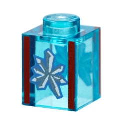3005pb054ブロック1×1(ホワイトクリスタル)トランスライトブルー