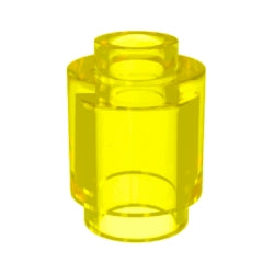 3062b-044ブロック1×1丸トランスイエロー