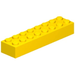 3007-024ブロック2×8イエロー