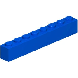 3008-023ブロック1×8ブルー