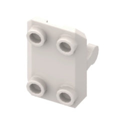 30166-001八角形の盾(ロッカープレートの盾)ホワイト