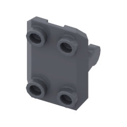 30166-199八角形の盾(ロッカープレートの盾)ダークブルーイッシュグレイ