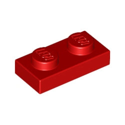 3023-021プレート1×2レッド