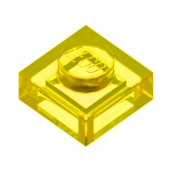 3024-044プレート1×1トランスイエロー