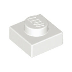 3024-001プレート1×1ホワイト