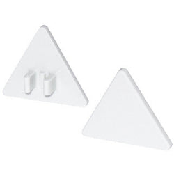 標識三角形 ホワイト