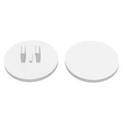 標識丸形 ホワイト