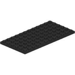 3028-026プレート6×12ブラック