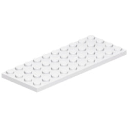 3030-001プレート4×10ホワイト