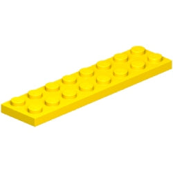 3034-024プレート2×8イエロー