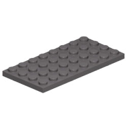 3035-199プレート4×8ダークブルーイッシュグレイ